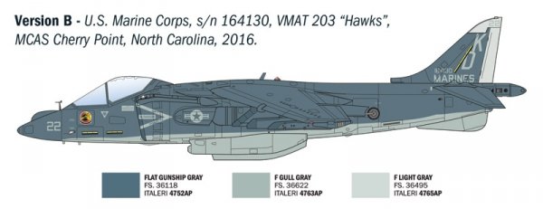 Italeri 90193 AV-8B Harrier II 1/72