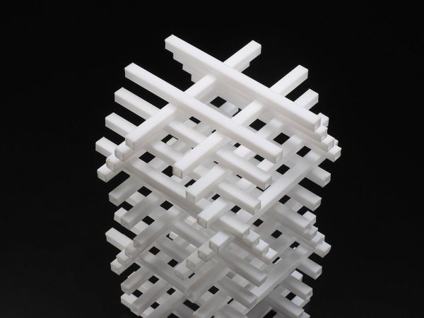Tamiya 70261 Plastic Beams 3mm Square Tube (5pcs.)