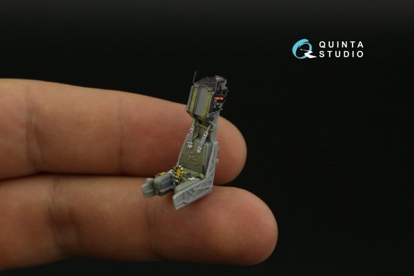 Quinta Studio QD48405 F-14D 3D-Printed &amp; coloured Interior on decal paper (Hobby Boss) 1/48