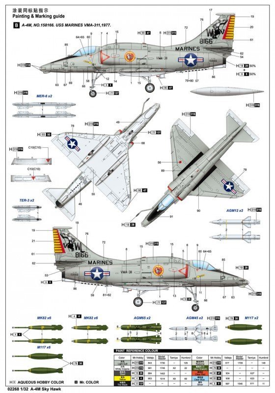 Trumpeter 02268 A-4M Skyhawk (1:32)