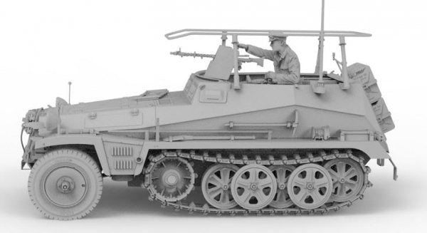 Das Werk DW16019 Sd.Kfz. 250/3 Ausf. A Leichter Funkpanzerwagen / Sonderkraftfahrzeug 250 1/16