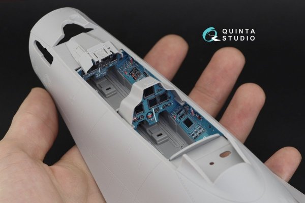 Quinta Studio QDS-32095 Su-30SM 3D-Printed &amp; coloured Interior on decal paper (conversion for Trumpeter Su-30MKK) (Small version) 1/32