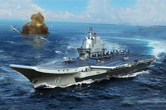 Trumpeter 06725 PLA Navy type 002 Aircraft Carrier 1/700