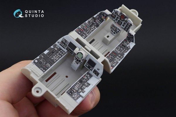 Quinta Studio QD32036 F-4D 3D-Printed &amp; coloured Interior on decal paper (Tamiya) 1/32