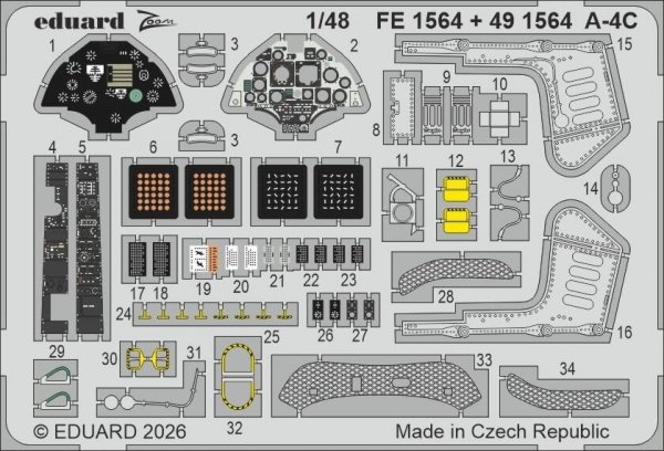 Eduard 491564 A-4C for HOBBY BOSS 1/48