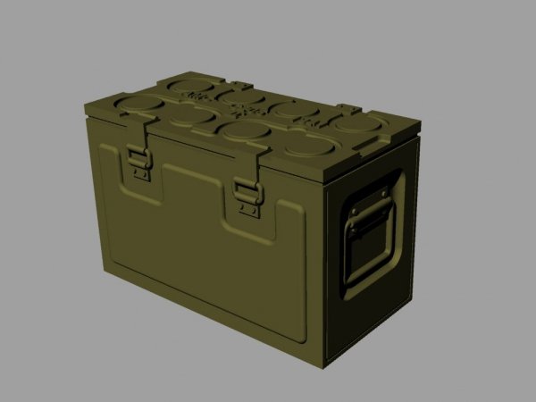 Panzer Art RE35-185 C206 British Ammo Boxes (25 Pdr Gun) 6pcs 1/35