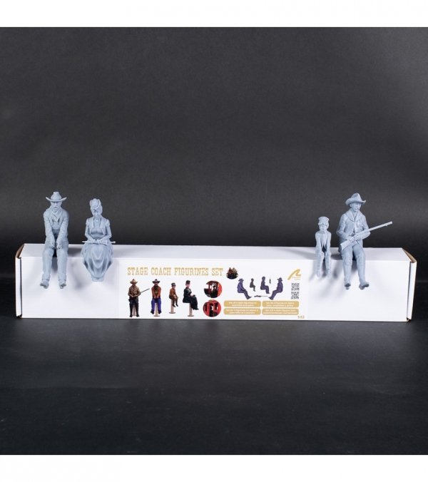 ARTESANIA LATINA 20345F Metalowe Figurki Wild West 4 szt - 1/12