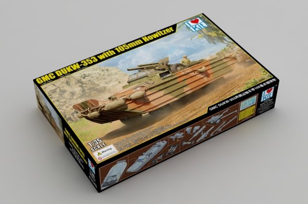 I Love Kit 63540 GMC DUKW-353 with 105mm Howitzer