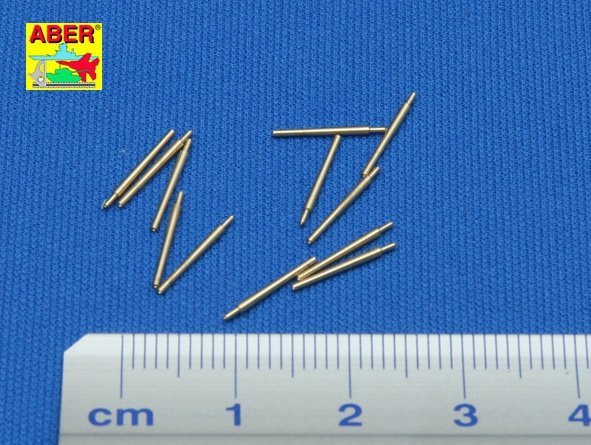 Aber 350L-07 Set of 12 pcs 127 mm universale barrels for U.S. Navy ships (1:350)