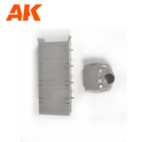 AK Interactive AK35504-B PZ.KPFW.IV AUSF.D AFRIKA KORPS + 5 FIGURES GERMAN TANK CREW AFRIKA KORPS 1/35