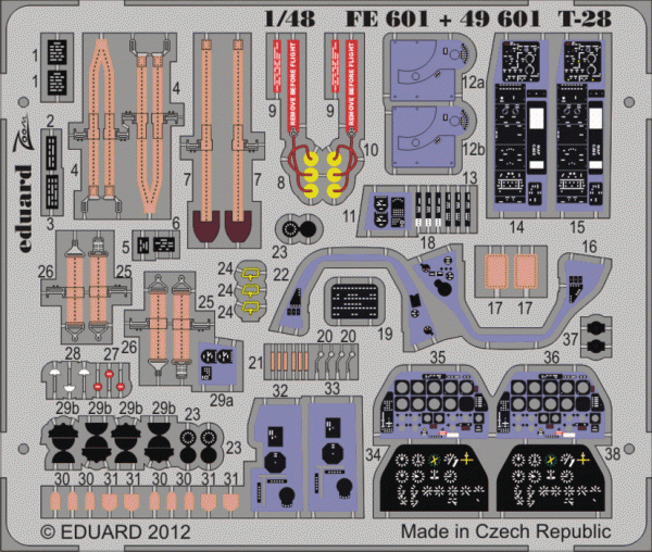 Eduard 49601 T-28 S. A. RODEN 1/48