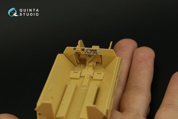Quinta Studio QD48293 Sd.Kfz 251/1 Ausf.D 3D-Printed &amp; coloured Interior on decal paper (Tamiya) 1/48