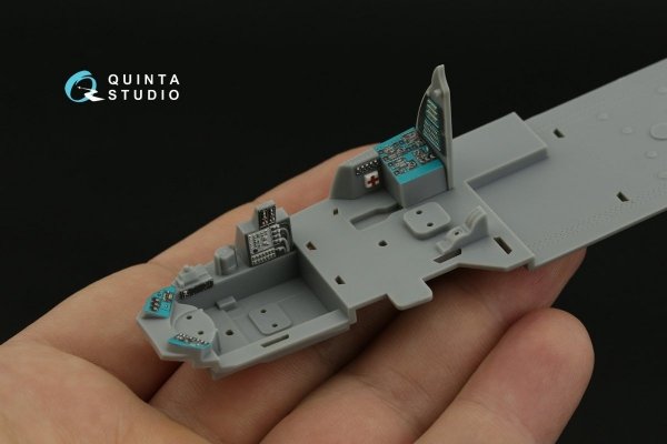 Quinta Studio QD48356 Mi-24D 3D-Printed &amp; coloured Interior on decal paper (Trumpeter) 1/48