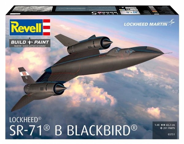 Revell 03751 Lockheed Martin SR-71 B Blackbird 1/48