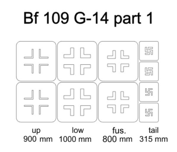 Omask 24027 Bf 109 G-14 part 1 1/48