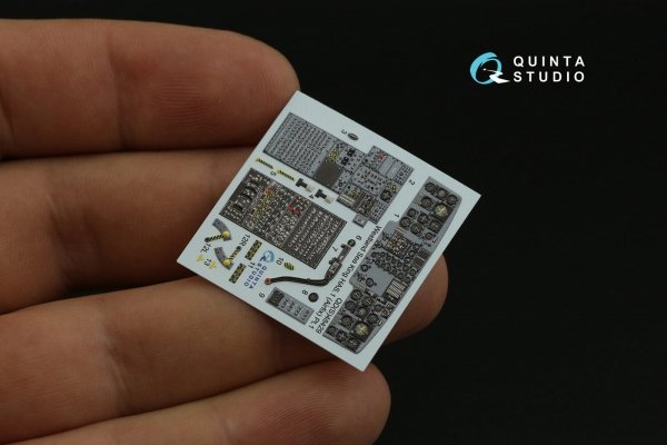 Quinta Studio QDS-48429 Westland Sea King HAS.1 3D-Printed &amp; coloured Interior on decal paper (Airfix) (Small version) 1/48