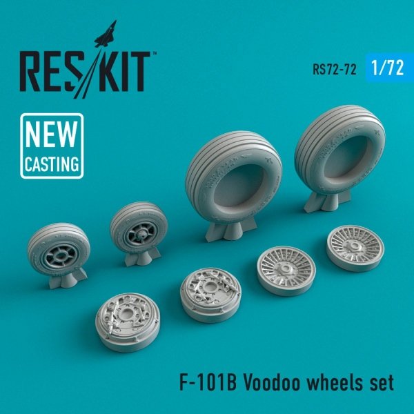 RESKIT RS72-0072 F-101B &quot;VOODOO&quot; WHEELS SET 1/72
