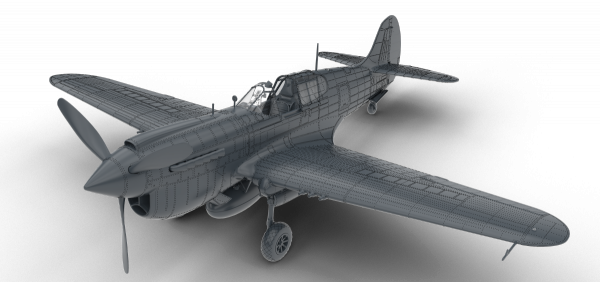 Eduard R0024 Curtiss P-40 K Warhawk - Dual Combo / The Royal Class 1/48