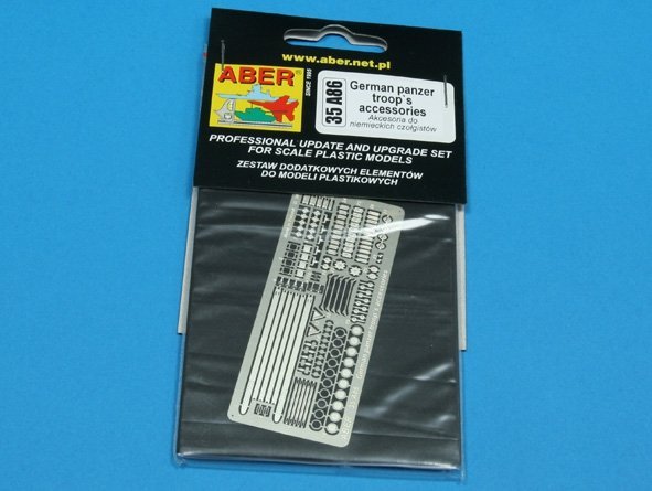 Aber 35A086 German panzer troop`s accessories (1:35)