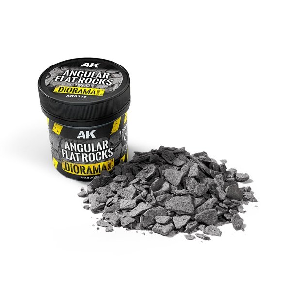 AK Interactive AK8303 ANGULAR FLAT ROCKS 100ml