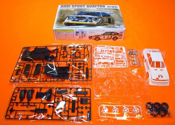 Beemax 24017 Audi Sport Quattro S1 [E2] 1986 Monte Carlo Rally Version (1:24)