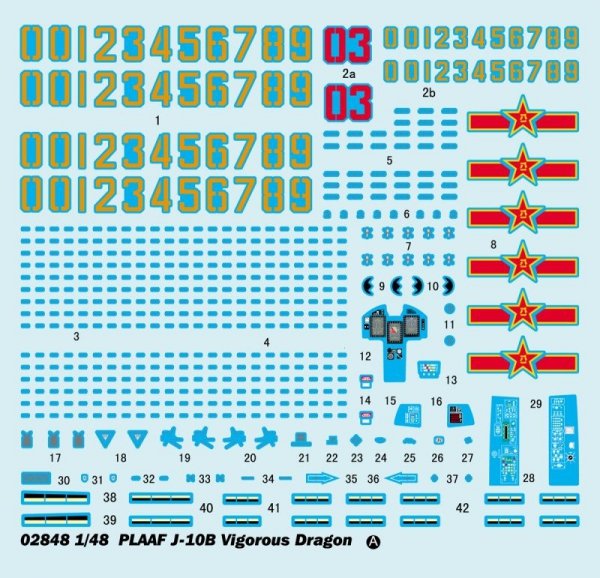 Trumpeter 02848 PLAAF J-10B Vigorous Dragon (1:48)