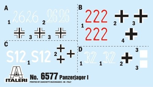 Italeri 6577 Panzerjäger I  1/35