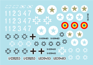 Star Decals 35-C1163 Axis Tank Mix # 2. Romanian tanks 1/35