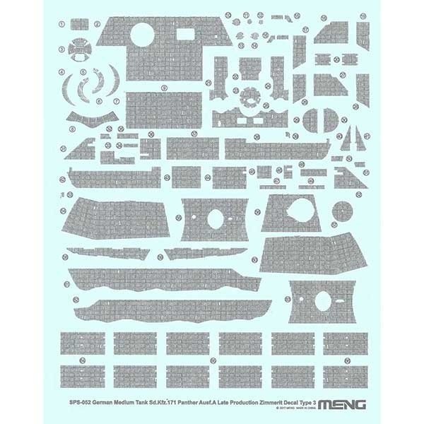 Meng Model SPS-052 Panther Zimmerit C 1/35