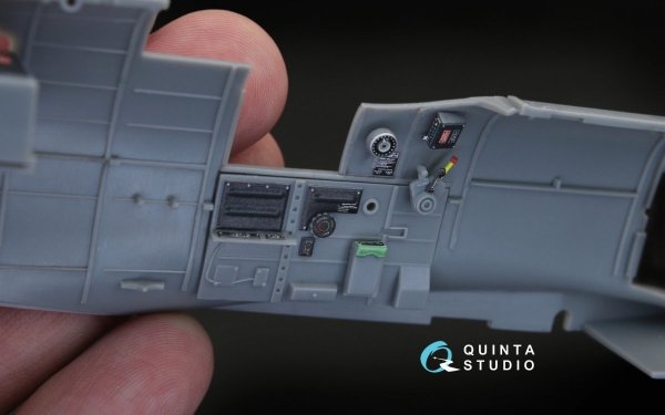 Quinta Studio QD32030 Spitfire Mk.V 3D-Printed &amp; coloured Interior on decal paper (for Hobbyboss kit) 1/32