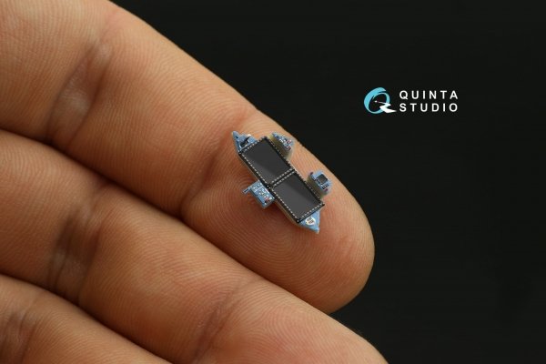 Quinta Studio QD48234 Su-35S 3D-Printed &amp; coloured Interior on decal paper (KittyHawk) 1/48
