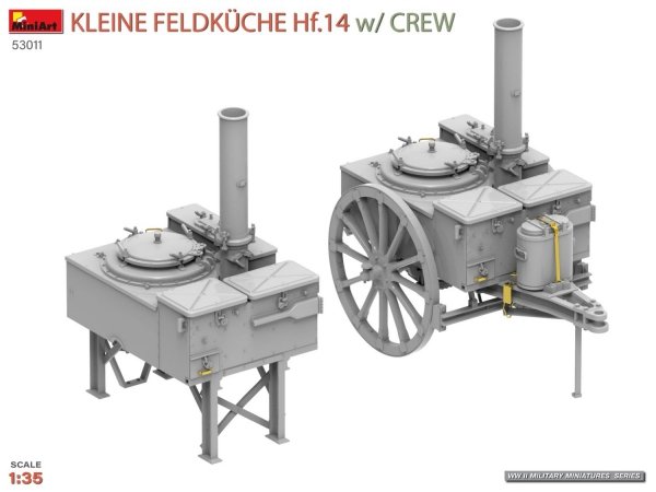 MiniArt 53011 Kleine Feldkuche Hf. 13 w/ Crew 1/35