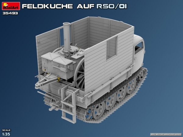 MiniArt 35493 35429 Feldküche Auf RSO/01 1/35
