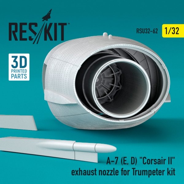 RESKIT RSU32-0062 A-7 (E, D) &quot;CORSAIR II&quot; EXHAUST NOZZLE FOR TRUMPETER KIT 1/32