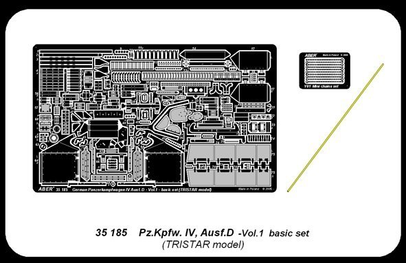 Aber 35185 German medium tank Pz.Kpfw. IV, Ausf. D - vol.1 - basic set (1:35)