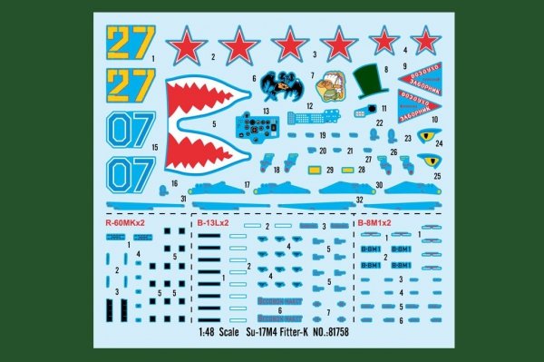 Hobby Boss 81758 Su-17M4 Fitter-K 1/48