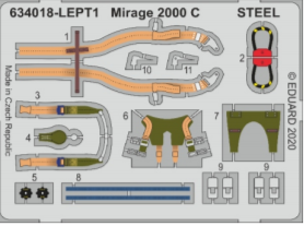 Eduard 634018 Mirage 2000 C LööK 1/32 KITTY HAWK