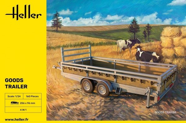 Heller 80778 Goods Trailer 1/24
