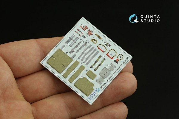 Quinta Studio QD32108 A-6A Intruder 3D-Printed &amp; coloured Interior on decal paper (Trumpeter) 1/32