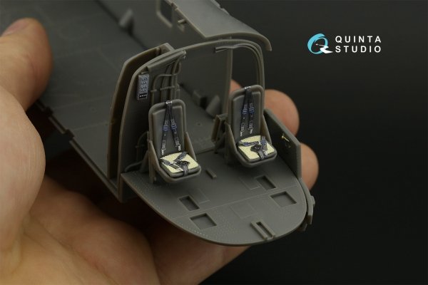 Quinta Studio QD48429 Westland Sea King HAS.1 3D-Printed &amp; coloured Interior on decal paper (Airfix) 1/48