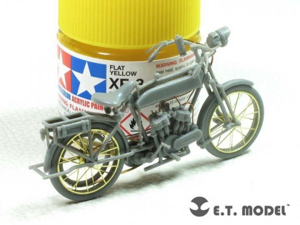 E.T. Model E35-255 WWI Peugeot 1917 750 cc 2 cyl Motorcyle (For MENG HS-005) (1:35)