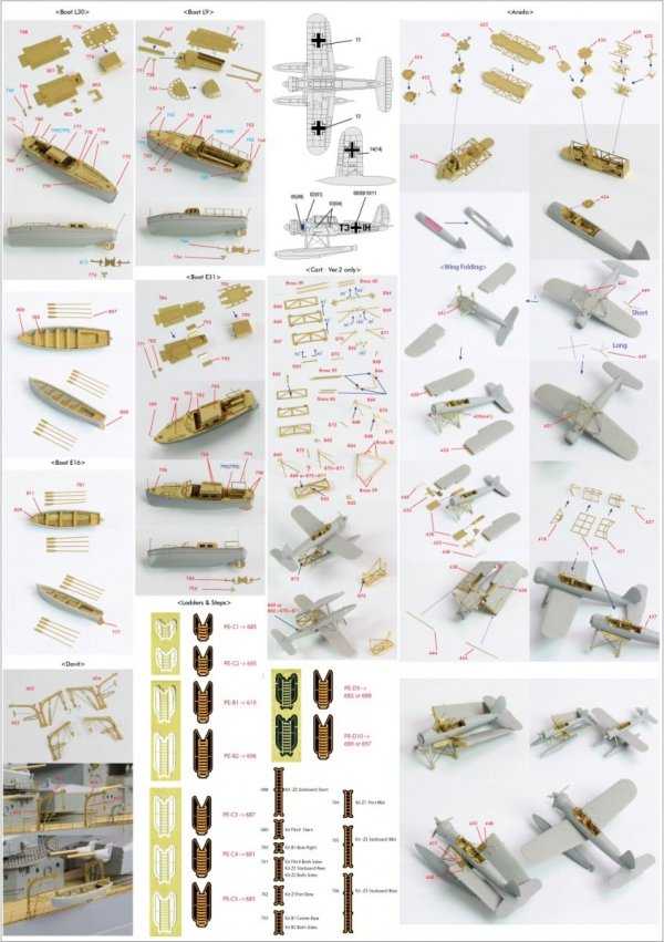 Pontos 22001F2 BISMARCK 1941 Detail Up Set Basic Ver.2 (1:200)