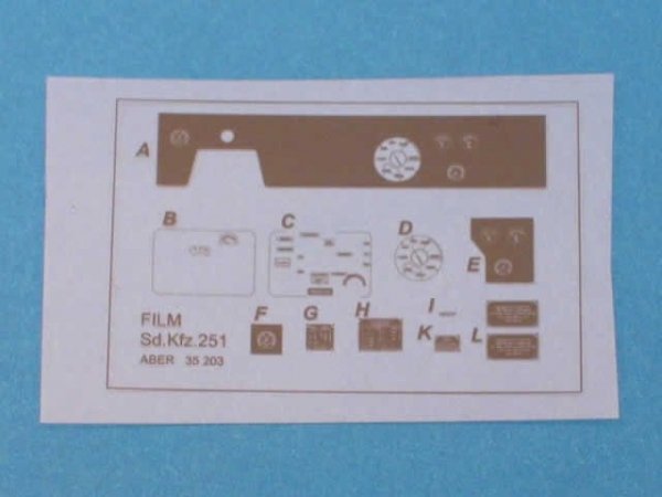 Aber 35203 Armoured personnel carrier Sd.Kfz. 251/1 Ausf. D - vol.1 - basic set (1:35)