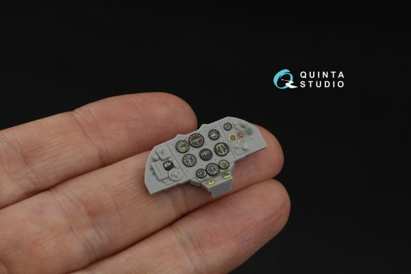Quinta Studio QD32251 British WWII Cockpit instrument gauges 3D-Printed &amp; coloured Interior on decal paper (All Kits) 1/32