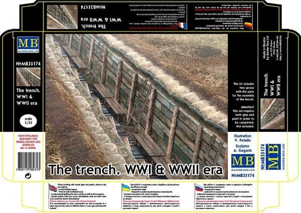 Master Box 35174 The trench. WWI &amp; WWII era 1/35