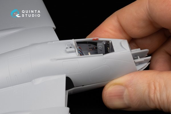 Quinta Studio QD48337 DH Vampire F.3 3D-Printed coloured Interior on decal paper (Airfix) 1/48