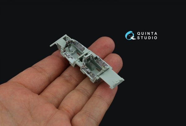 Quinta Studio QD72085 F-14B 3D-Printed &amp; coloured Interior on decal paper (Academy) 1/72