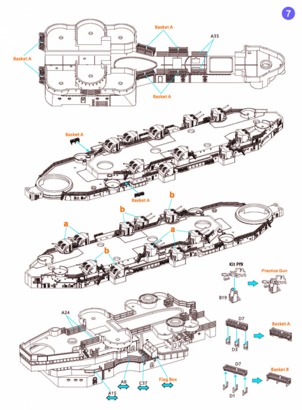 Very Fire VF700009 USS Missouri BB-63 Detail Up Set for VeryFire 1/700