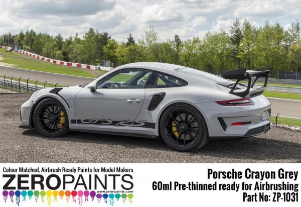 Zero Paints ZP-1031CRAYON Porsche 911 GT3 RS Crayon Grey Paint 60ml