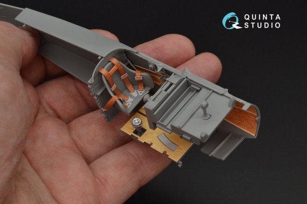 Quinta Studio QD32050 Fokker Dr.1 3D-Printed &amp; coloured Interior on decal paper (for Meng kit) 1/32